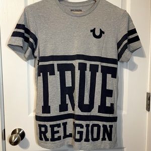 True Religion sporty horseshoe graphic tee sz S